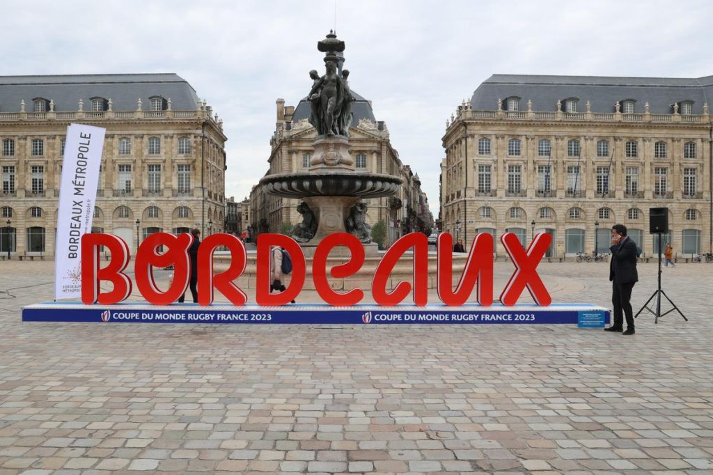 The Rugby World Cup is already visible in Bordeaux