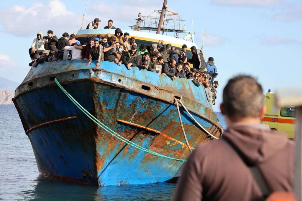 In Greece, more than four hundred migrants have been rescued off the island of Crete