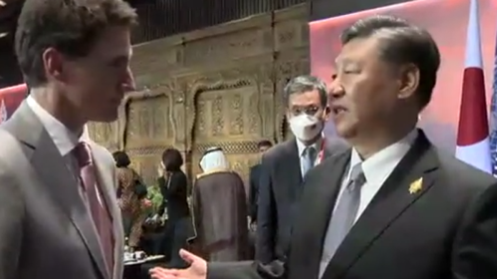 At the G20, Xi Jinping's blame for Justin Trudeau was captured by the camera