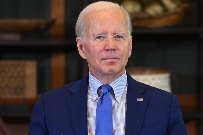 US President Joe Biden attends an emergency meeting with members of the Group of Seven in the aftermath of a missile attack on Polish soil not far from the Ukrainian border in Nusa Dua, Indonesia on November 16, 2022. 