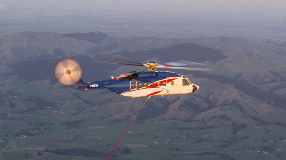 Rocket Lab Helicopter