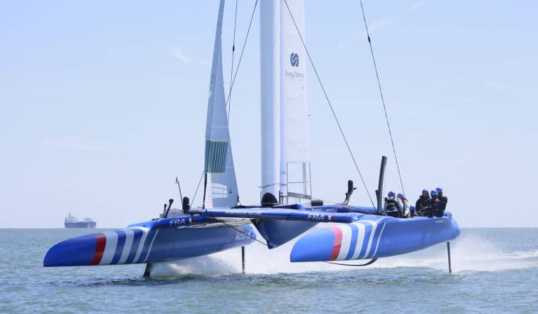 The blues pumped at the SailGP Tour in Dubai