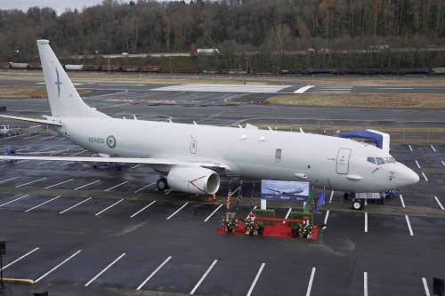 Boeing delivers the first P-8A Poseidon to New Zealand