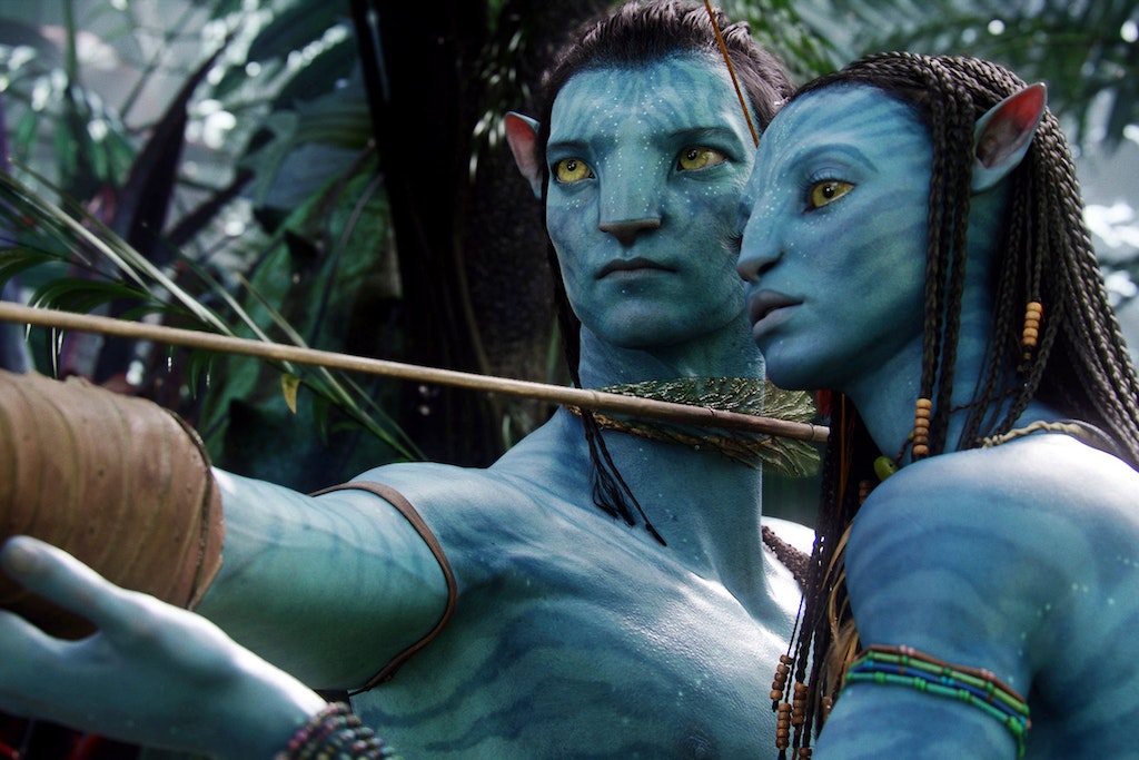 Jake Sully (Sam Worthington) and Neytiri (Zoe Saldana) in a scene from Avatar: The Way of Water.