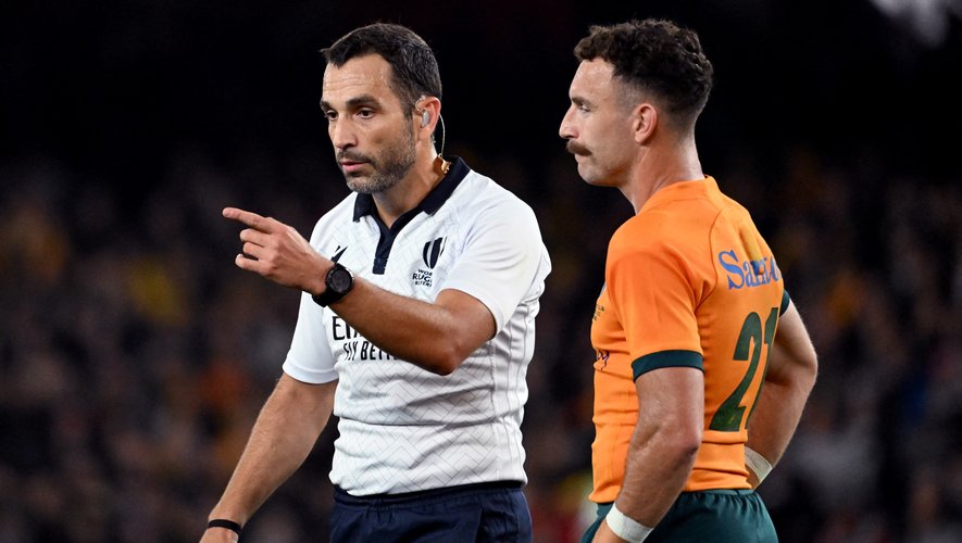 video.  Rugby night: Caught up in controversy, French referee Mathieu Raynal 'assumes' his decision during Australia-New Zealand